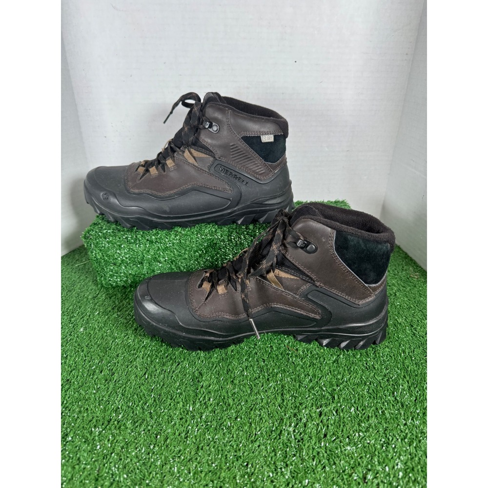 Merrell Overlook 6 Ice+ Expresso Waterproof Insulated Boots Men's Size 8 Brown‎